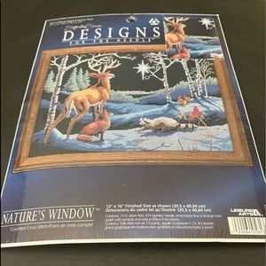 Cross stitch Signature series Silent Night 12”x16”(30.5x40.64cm) finished size